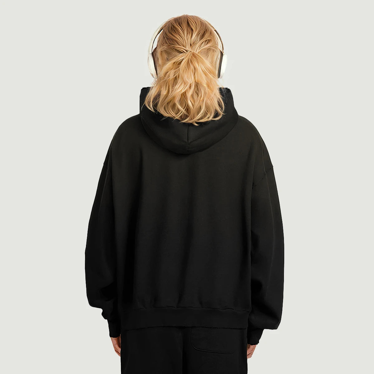 sun faded ripped pocket hoodie