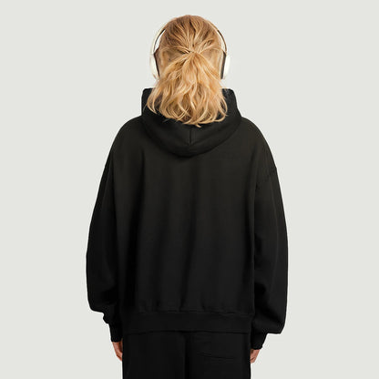 sun faded ripped pocket hoodie