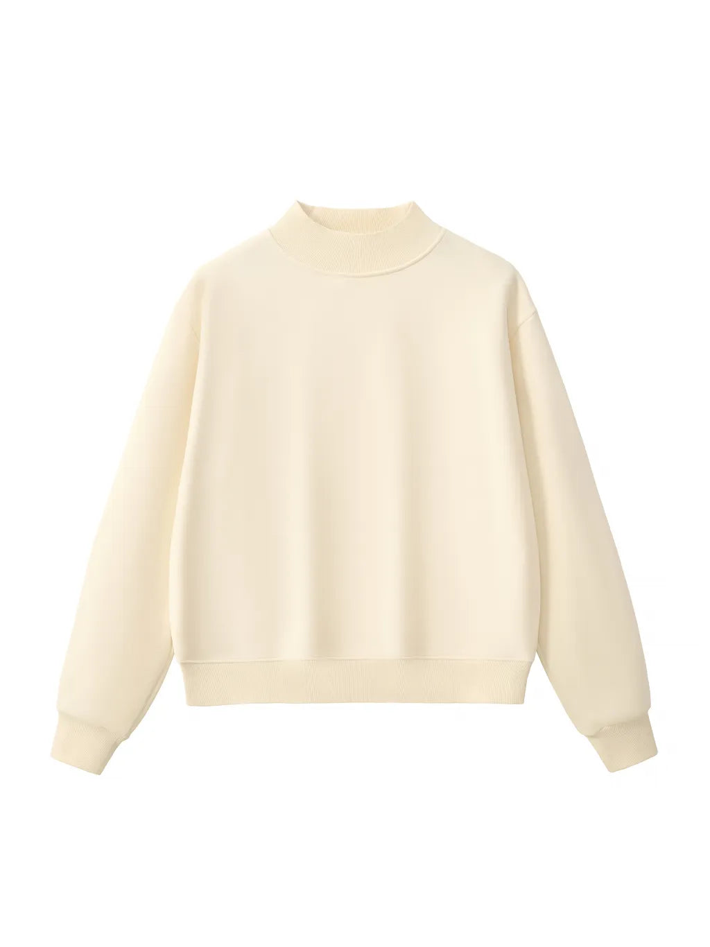 Fleece Crew Sweatshirt & Drawstring Sweatshort