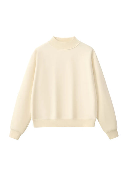 Fleece Crew Sweatshirt & Drawstring Sweatshort