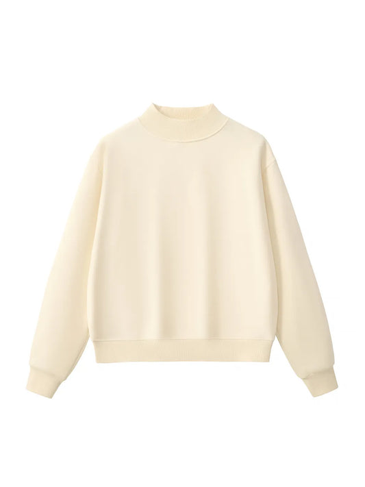 Fleece Crew Sweatshirt & Drawstring Sweatshort