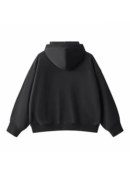 Big Hood Half-Zip Fleece Hoodie